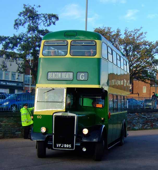 Exeter Corporation Leyland Titan PD2 Weymann 60